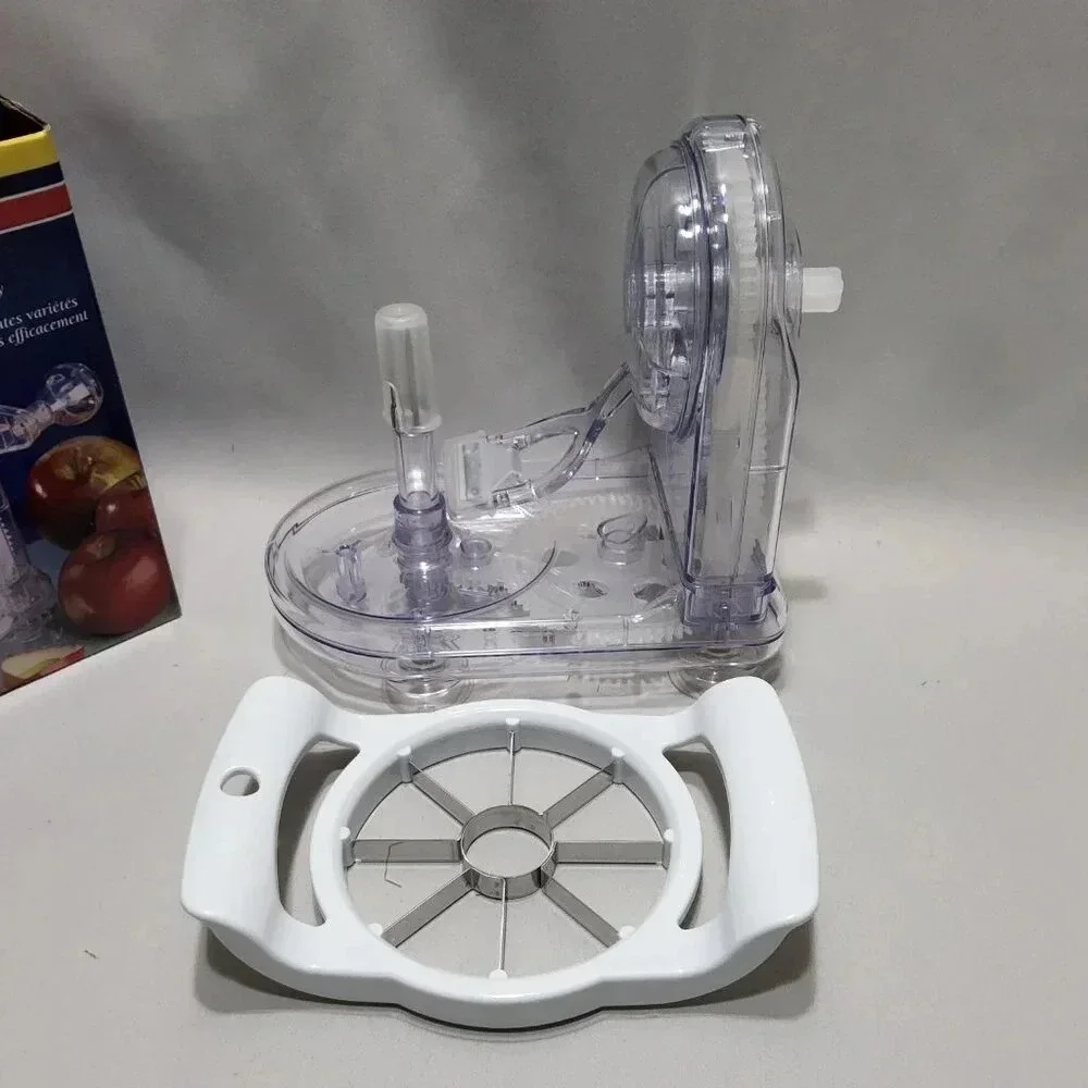 New Starfrit Apple Pro-Peeler New in Box with Blades and Corer/ Slicer
